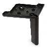 PATA METÁLICA MODELO LINE ACABADO NEGRO MATE ALTURA (H) 120