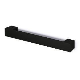 TITAN TIRADOR ZAMAK ACABADO GRIS RAL 9006, BLANCO MATE Y NEGRO MATE ACABADO NEGRO DISTANCIA 160