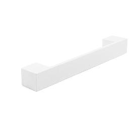 TITAN TIRADOR ZAMAK ACABADO GRIS RAL 9006, BLANCO MATE Y NEGRO MATE DISTANCIA 160 ACABADO BLANCO MATE