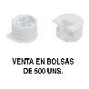 SOPORTE CAZOLETA LUNA (500 UNIDADES) ACABADO BLANCO