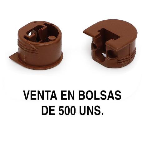SOPORTE CAZOLETA LUNA (500 UNIDADES) ACABADO MARRÓN