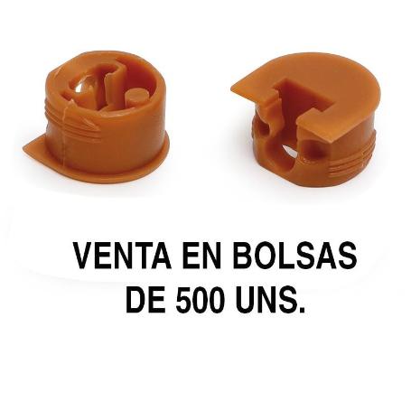 SOPORTE CAZOLETA LUNA (500 UNIDADES) ACABADO CEREZO (CAJA 10)
