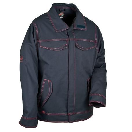 CHAQUETA SOLDADOR 100% ALGODON CON TRATATAMIENTO ANTILLAMA COFRA FLAMETEC TALLAS 52-60 TALLAJE TALLA 58