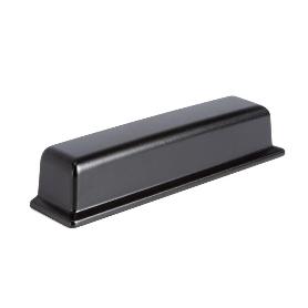 TIRADOR ZAMAK CHIKE ACABADO NEGRO MATE DIST. AGUJERO DIST. 96MM.