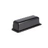TIRADOR ZAMAK CHIKE ACABADO NEGRO MATE DIST. AGUJERO DIST. 64MM.