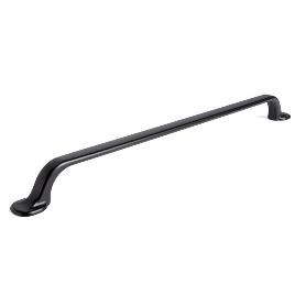 TIRADOR ZAMAK CADIER ACABADO NEGRO MATE DIST. AGUJERO DIST. 256MM.