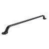 TIRADOR ZAMAK CADIER ACABADO NEGRO MATE DIST. AGUJERO DIST. 256MM.