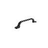 TIRADOR ZAMAK CADIER ACABADO NEGRO MATE DIST. AGUJERO DIST. 96MM.