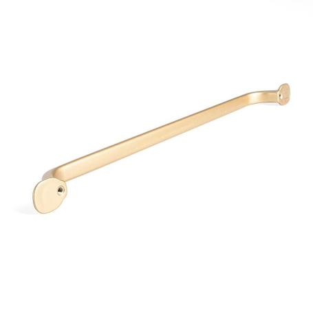 TIRADOR ZAMAK CADIER ACABADO ORO SATINADO DIST. AGUJERO DIST. 256MM.