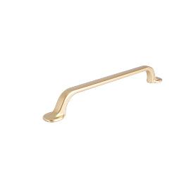 TIRADOR ZAMAK CADIER ACABADO ORO SATINADO DIST. AGUJERO DIST. 160MM.