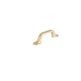 TIRADOR ZAMAK CADIER ACABADO ORO SATINADO DIST. AGUJERO DIST. 64MM.