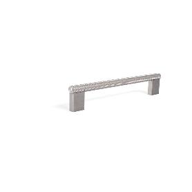TIRADOR ALUMINIO GRAF MINI ACABADO EFECTO INOX DIST. AGUJERO DIST. 160MM.