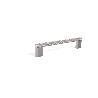 TIRADOR ALUMINIO GRAF MINI ACABADO EFECTO INOX DIST. AGUJERO DIST. 160MM.