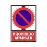 SEÑAL 430 ALUM.420X297PROHIB.APARCAR PROHIBIDO APACAR