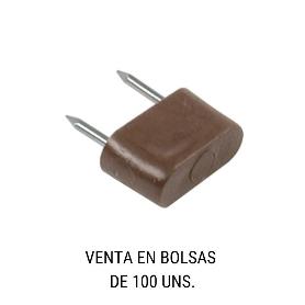 TOPE DOS PUNTAS CHAD MARRON (100U)