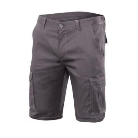 BERMUDA MULTIBOLSILLOS STRETCH GRIS TALLA 34-60 TALLAJE TALLA 58