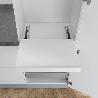GUÍA SHELF PUSH/AMORTIGUADO EXTRACCIÓN TOTAL ACABADO ZINCADO TIPO CIERRE AMORTIGUADO MEDIDA SHELF 400MM