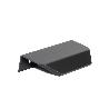 TIRADOR ALUMINIO VANN. DISPONIBLE EN ACABADOS NEGRO MATE, ANODIZADO BRILLO Y LATON OSCURO ACABADO NEGRO MATE DIST. 