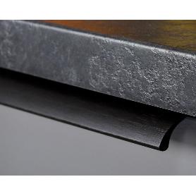 TIRADOR ALUMINIO ONA ACABADO NEGRO CEPILLAD DIST. AGUJERO DIST. 128MM.