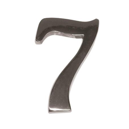 NÚMEROS PARA PUERTA DEL 1 AL 9. 10CM. ELEGIR NÚMERO Y ACABADO. NÚMERO SIETE ACABADO NÍQUEL MATE