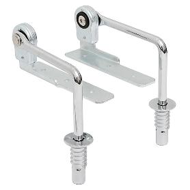 LEO SET MECANISMO RECLINABLE CABECERO 45/60 POSICIONES ACABADO CROMO POSICIONES 90º - 180º