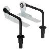 LEO SET MECANISMO RECLINABLE CABECERO 45/60 POSICIONES ACABADO NEGRO MATE POSICIONES 90º - 180º