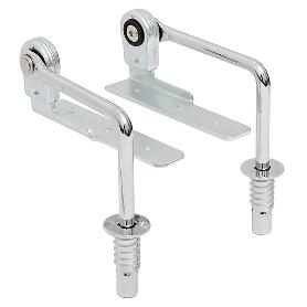 LEO SET MECANISMO RECLINABLE CABECERO 45/60 POSICIONES ACABADO CROMO POSICIONES 90º - 180º