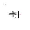 BASE AVIÓN ZAMAK CLIP 3R ACABADO TITANIO H0 - H3 - H6 ALTURA BAR3R H3