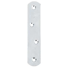 PLACA RECTA ZINCADA 37MM / 96,9MM ALTURA 96.9