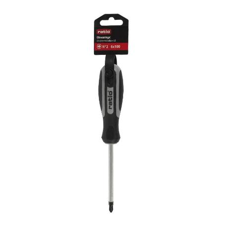 DESTORNILLADOR PHILIPS 2-100 BOCA PH VARILLA HEXAGONAL. VARILLA PH2-100MM VARILLA PH PH2-100MM