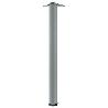 PATA REGULABLE NEIVA PARA MESA Ø60 H870 ACABADO GRIS METAL