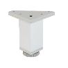 PATA ALUMINIO MATE MODELO LAOS C40 CON NIVELADOR ALTURA H120 (CAJA 4)