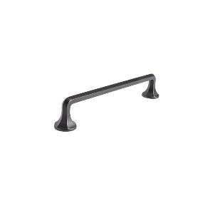 TIRADOR ZAMAK RIOLITA ACABADO NEGRO MATE DIST. AGUJERO DIST. 160MM.