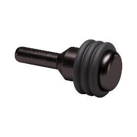 SOPORTE ESTANTE OR D3-10 L20 NEGRO CON GOMA - (CAJA 2)