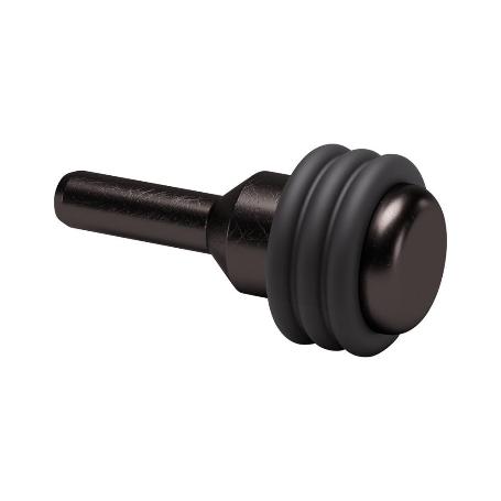 SOPORTE ESTANTE OR D3-10 L20 NEGRO CON GOMA - (CAJA 2)