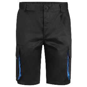 BERMUDA BICOLOR ASTRO NEGRO/CELESTE TALLAJE TALLA 36