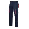 PANTALÓN BICOLOR STRETCH NEGRO-ROJO TALLAJE TALLA 46