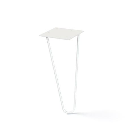 PATA METÁLICA MODELO VARNIA ACABADO BLANCO MATE ALTURA H330