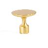 TIRADOR ZAMAK MODELO FLOID ACABADO ORO CEPILLADO DISTANCIA 0MM-1 AGUJERO