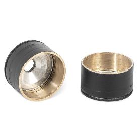 SOPORTE LATERAL MODO ACABADO NEGRO PARA TUBO Ø12 Ø16 Ø19 Ø25 PARA TUBO Ø 16