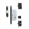 KIT CIERRE PUERTA CORREDERA CUADRADAS NEGRO MAT  56X56 EXTERIOR, D48 INTERIOR.
