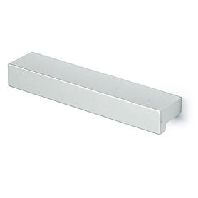 TIRADOR ZAMAK MODELO TIZAM ACABADOS NEGRO MATE, BLANCO MATE, GRIS RAL DISTANCIA 128 ACABADO GRIS RAL