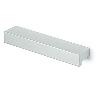 TIRADOR ZAMAK MODELO TIZAM ACABADOS NEGRO MATE, BLANCO MATE, GRIS RAL DISTANCIA 128 ACABADO GRIS RAL