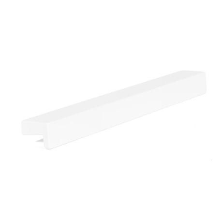 TIRADOR ZAMAK MODELO TIZAM ACABADOS NEGRO MATE, BLANCO MATE, GRIS RAL DISTANCIA 128 ACABADO BLANCO MATE