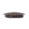 TAPA EMBELLECEDORA PLAST.WENGUE AG.25MM (CAJA 8000)