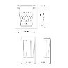 KIT TOLVA ROPA AGNA M500 50L. BLANCO  FIJ.SUPERIOR. E.TOTAL.