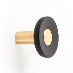 PERCHA ZOOT Ø60 LATON OSC.CEP/NEGRO MATE (CAJA 12)