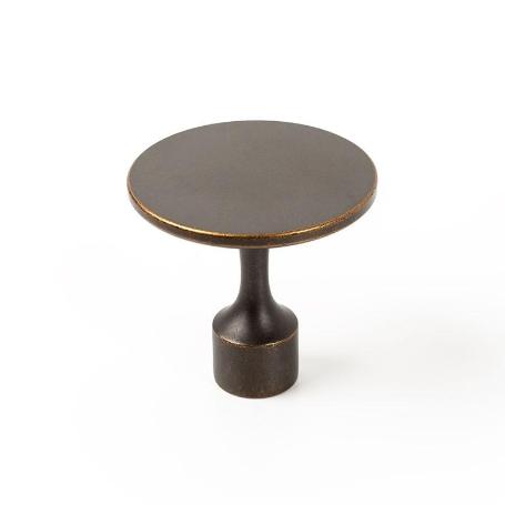 PERCHA FLOID Ø60 H58 LATON ANTIGUO (CAJA 12)