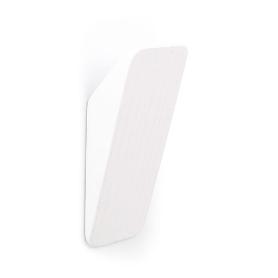 PERCHA SWITCH 40X97 BLANCO MATE  CON ADHESIVO 3M. RESISTENCIA 3KGS. (CAJA 12)