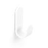 PERCHA TOK 25X65X30 BLANCO MATE  CON ADHESIVO 3M. RESISTENCIA 3KGS.